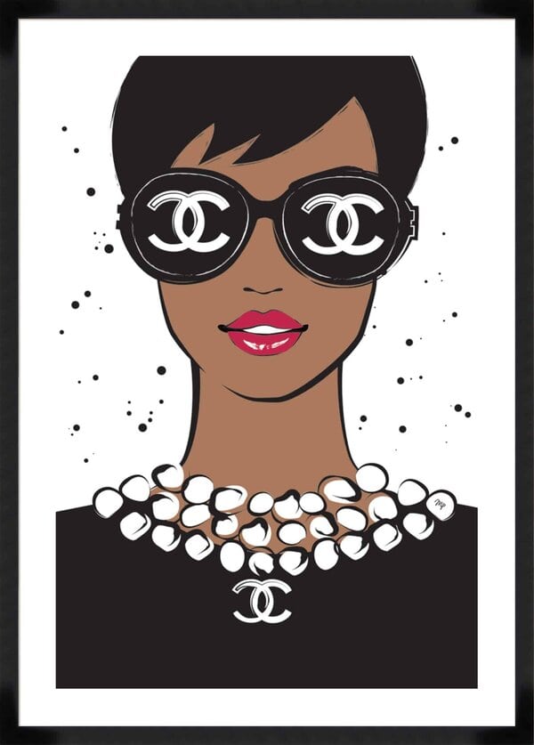 Chanel  Glasses - 5cm White Border
