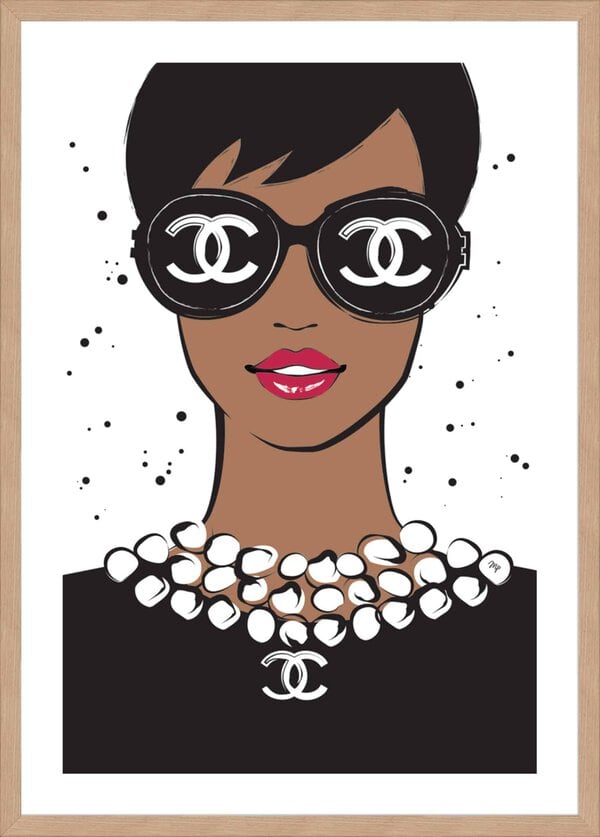 Chanel  Glasses - 5cm White Border - Image 3