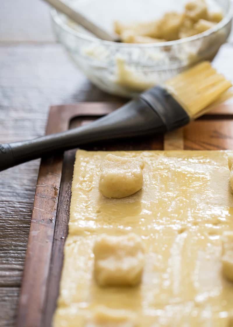 almond filling for frozen puff pastry croissants