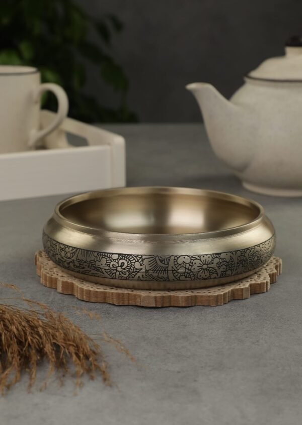 Bronze Bowl | Kansa Bela | Kansa Chola | Srikhand Bowl. 500 ml Capacity