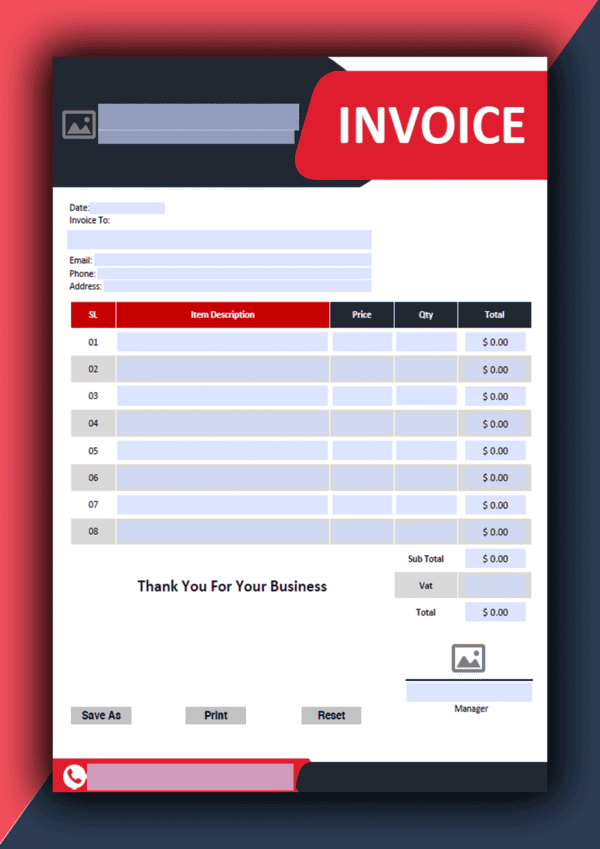 Fillable PDF Design 19 - Fully Editable & Instant Download