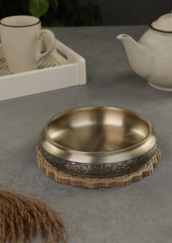 Bronze Bowl | Kansa Bela | Kansa Chola | Srikhand Bowl. 500 ml Capacity