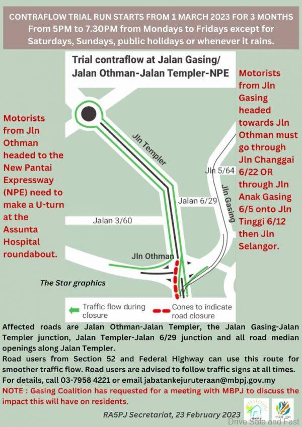 Petaling jaya Contraflow