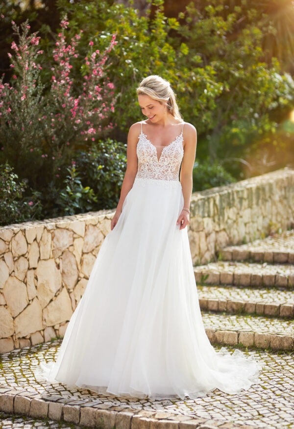 verspieltes Brautkleid