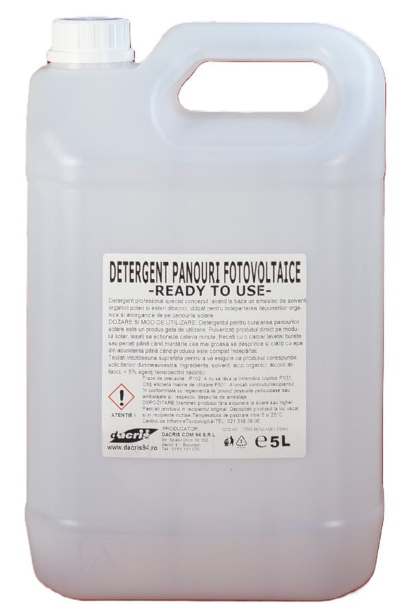 DETERGENT PANOURI FOTOVOLTAICE - ready to use - 5L