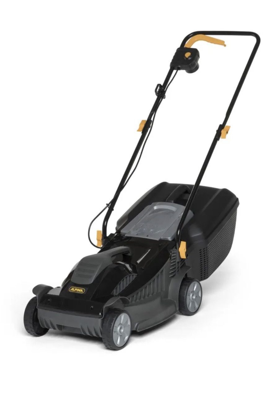 Tagliaerba elettrico Alpina BL 380 E 1400W – larghezza taglio 38 cm con sacco 40L - foto 1