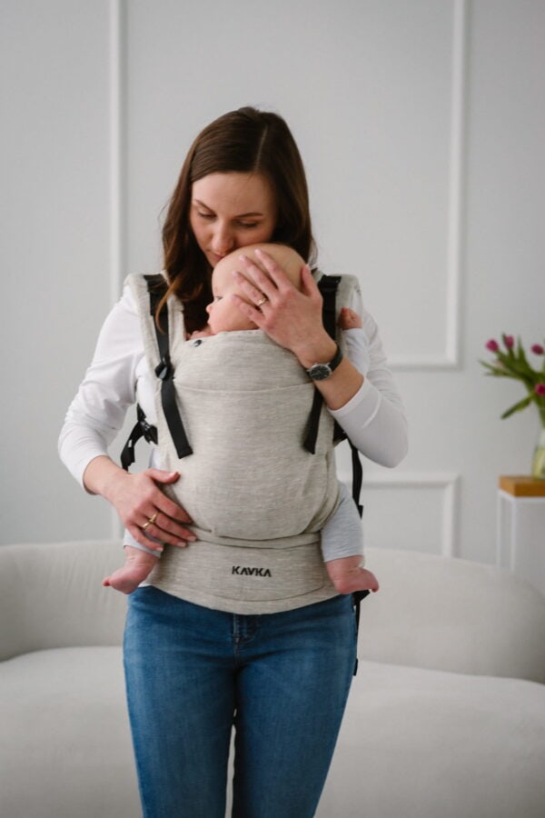 KAVKA multi-age MAGNETIC - rome linen | nosidło regulowane, klamrowe