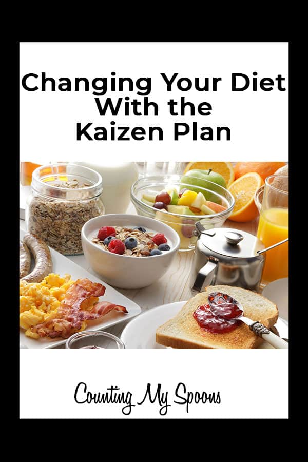 Changing your diet with the kaizen plan for healthy eating