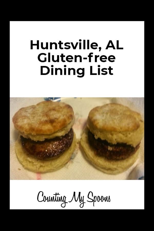 Huntsville, AL Gluten-free dining list