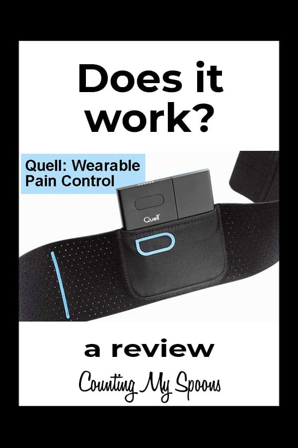 Quell wearable pain relief device