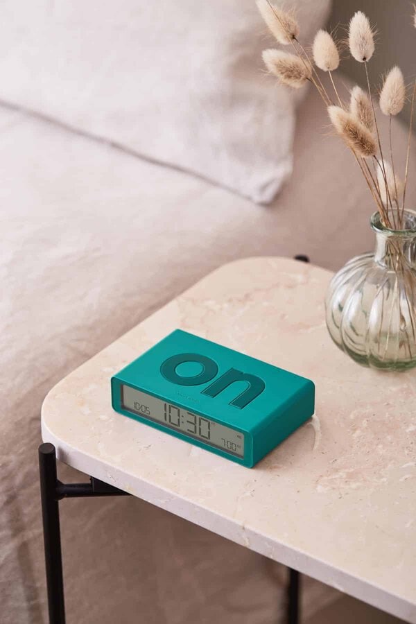 Despertador "Flip-Classic" verde