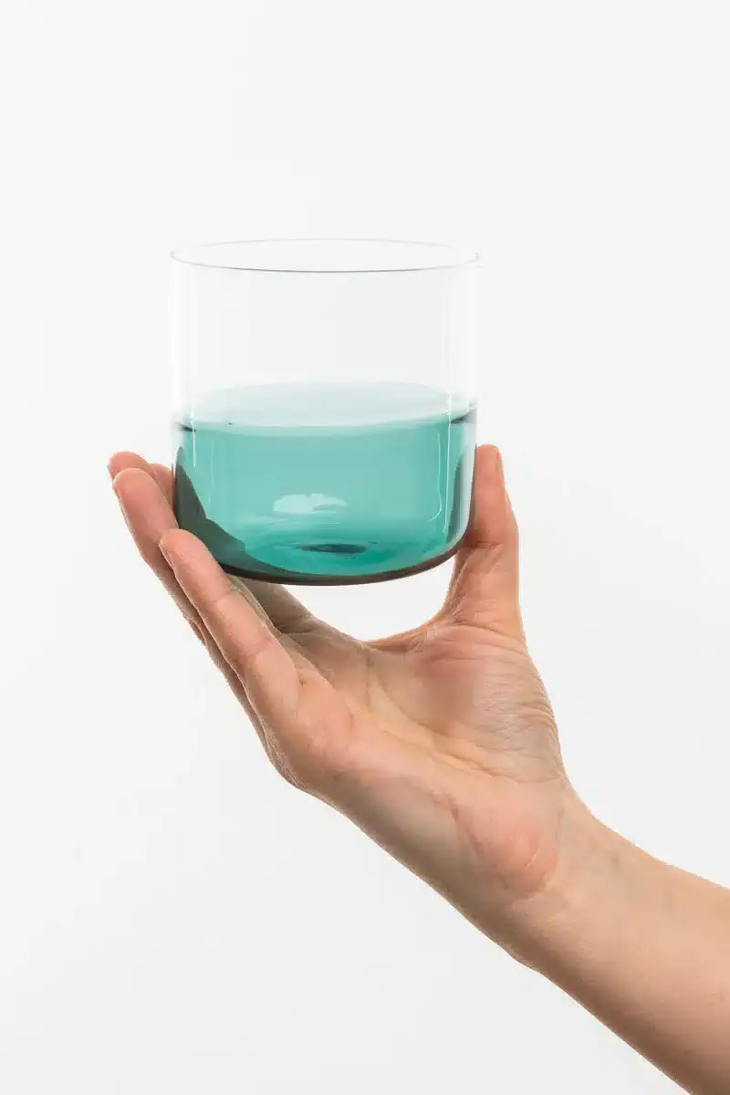 Vaso "Rainbow" verde