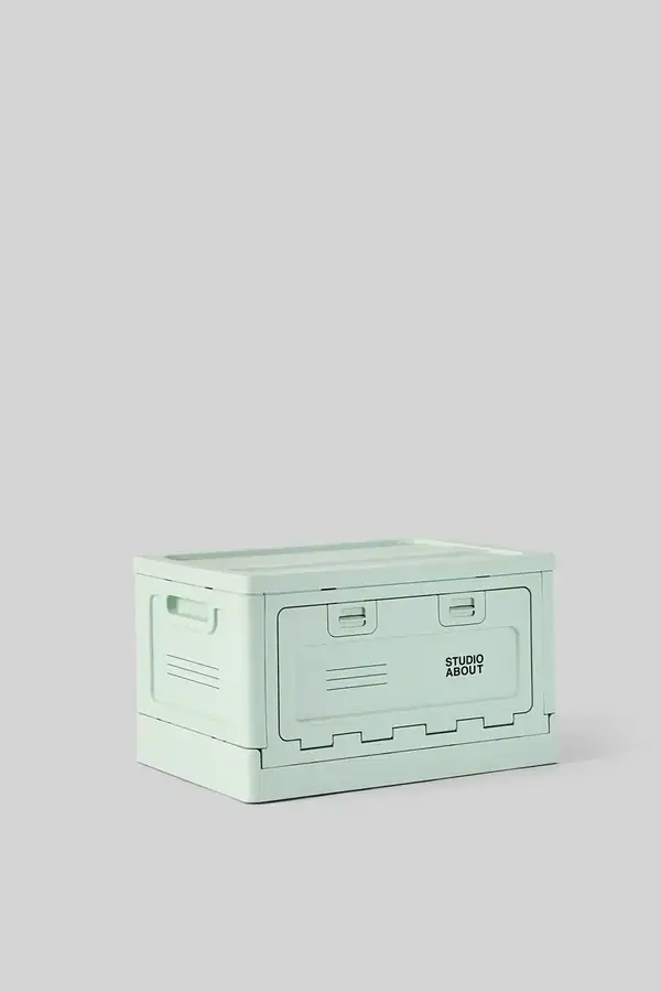 Caja almacenaje apilable pequeña, menta - Imagen 13