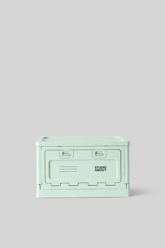 Caja almacenaje apilable pequeña, menta - Imagen 12