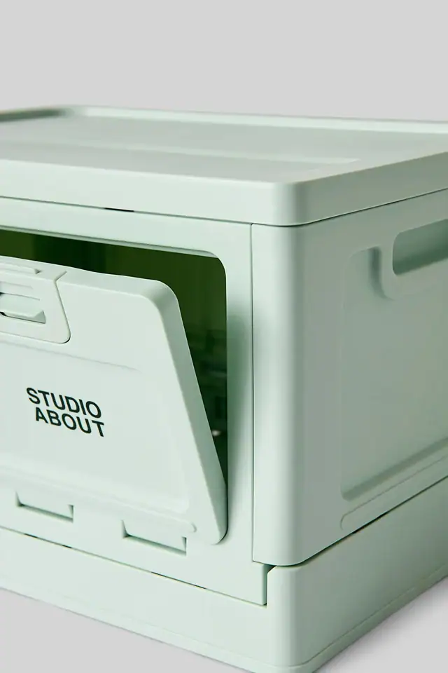 Caja almacenaje apilable pequeña, menta - Imagen 11