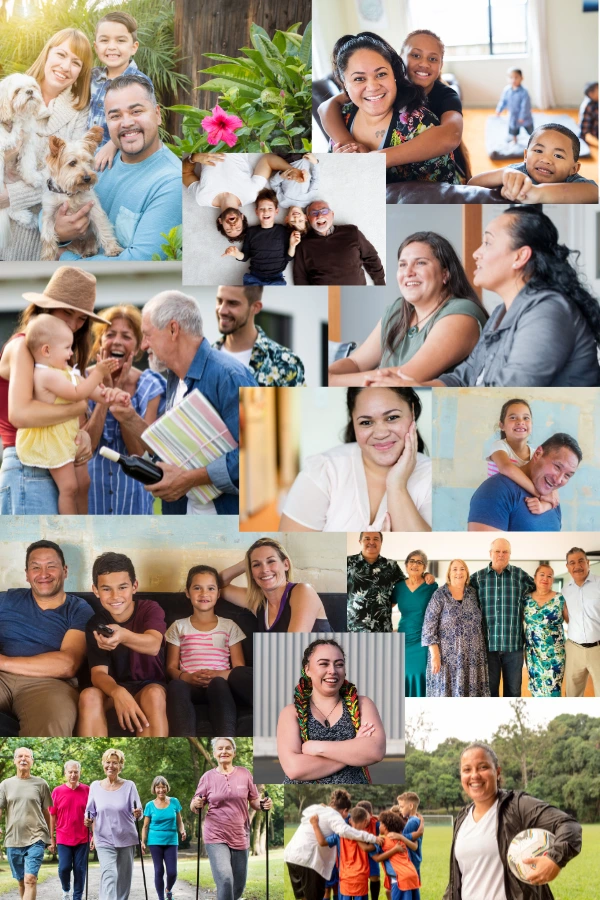 We are all in this together Image of many people - diverse backgrounds, ages, gender, races.