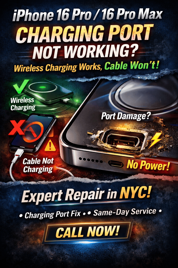 iPhone 16 Pro / 16 Pro Max Charging Port Issue