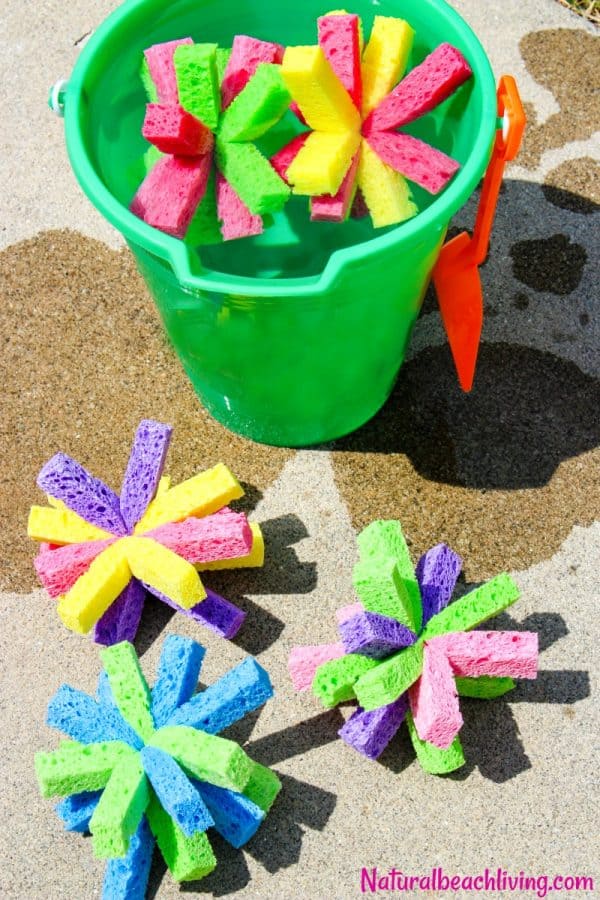 sponge balls for a water fight