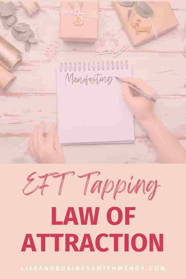 3 EFT tapping scripts to help you successfully use the law of attraction.  With Emotional Freedom Techniques you'll release resistance and raise your vibrations to help you be a match for the life you want to manifest.