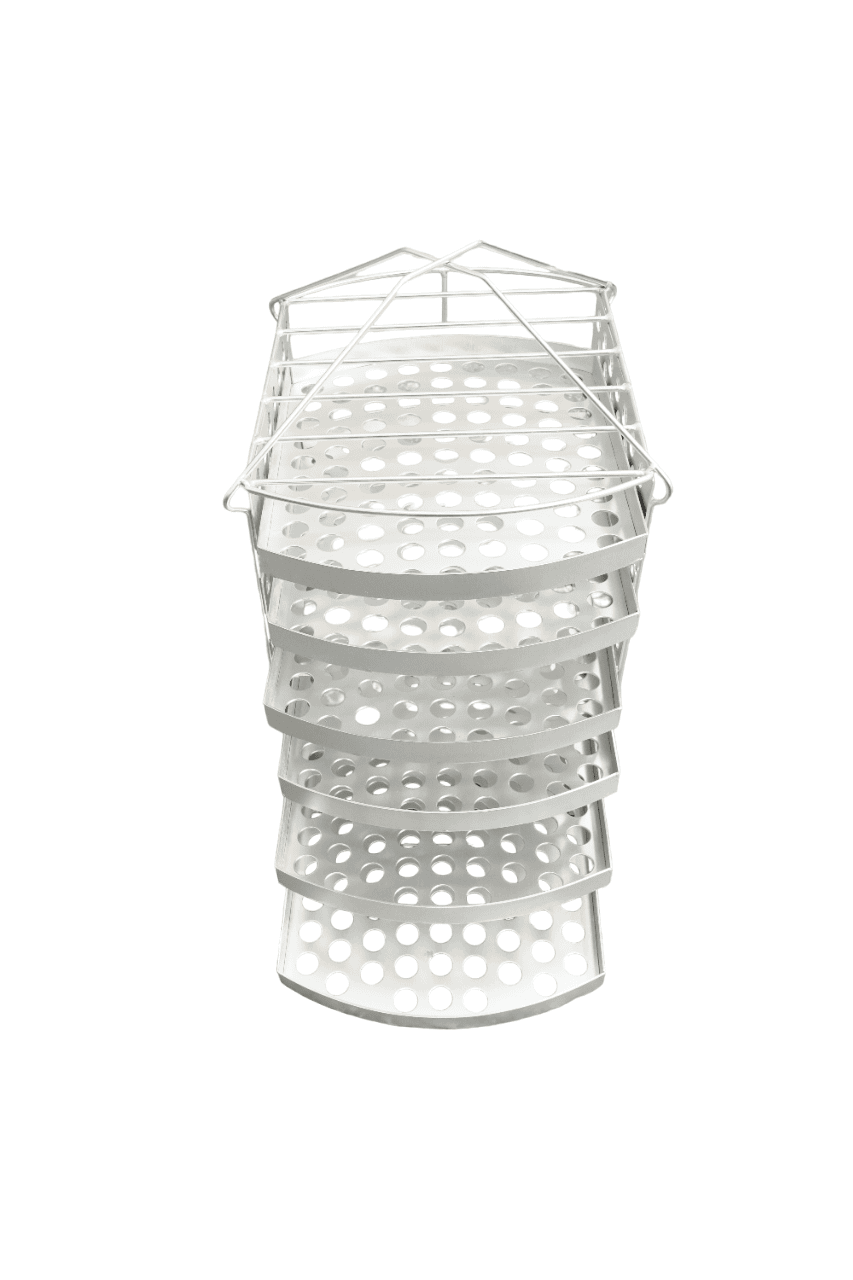 Fryer Shelves, Stainless Steel, 6 Slide Out Racks - Image 5