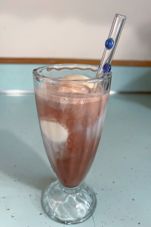 Creating a Refreshing OldFashioned Chocolate Soda at Home Retro
