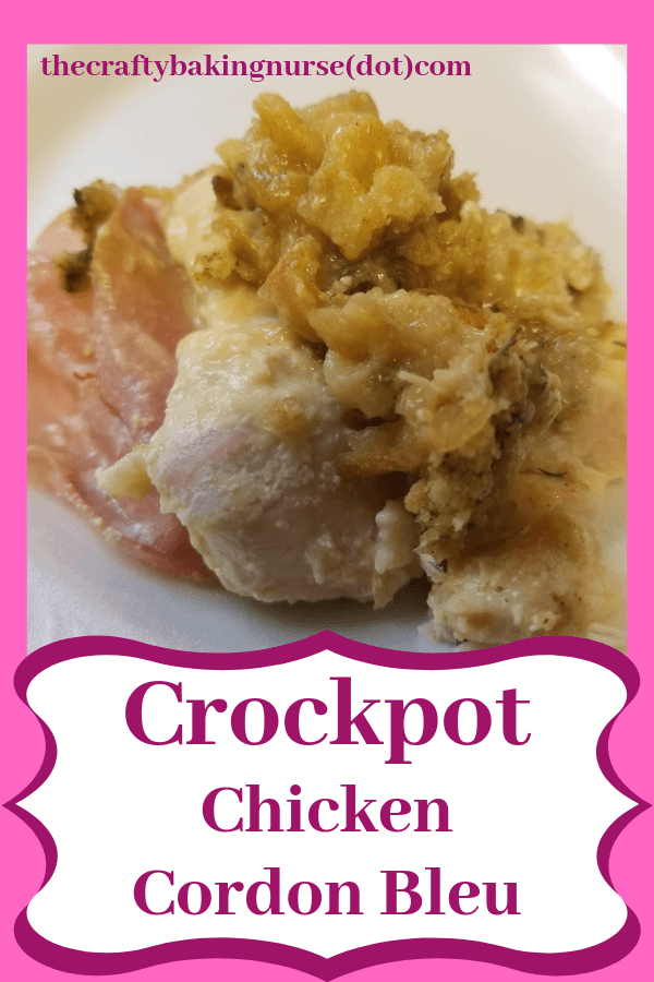 Crockpot Chicken Cordon Bleu