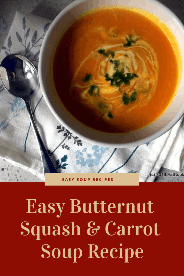 Butternut Squash and Carrot Soup 12 A Very easy Butternut Squash & Carrot Soup Recipe made with a Digital Soup Maker