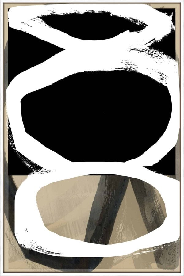 Bold Black On White II - Canvas - Image 5