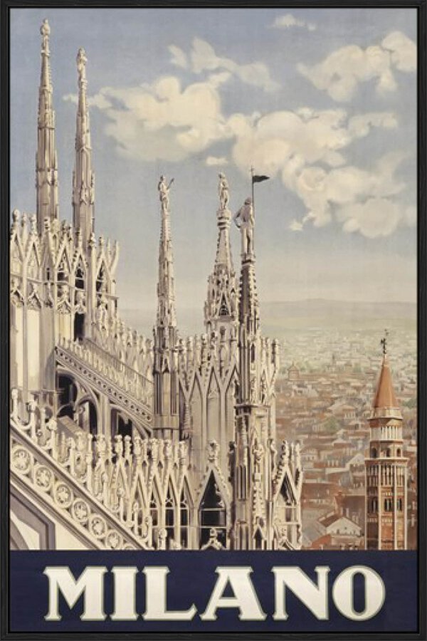 Milano - Canvas Gallery Black