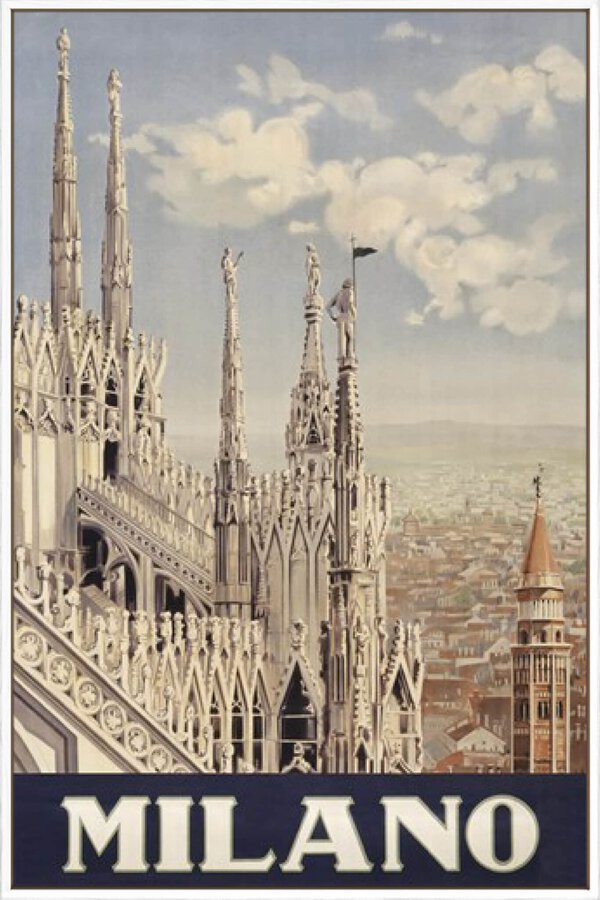 Milano - Canvas Gallery White