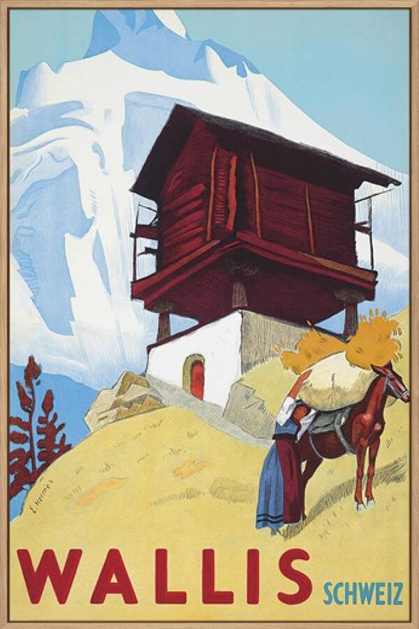 Switzerland - Lodge - Canvas Gallery Natural