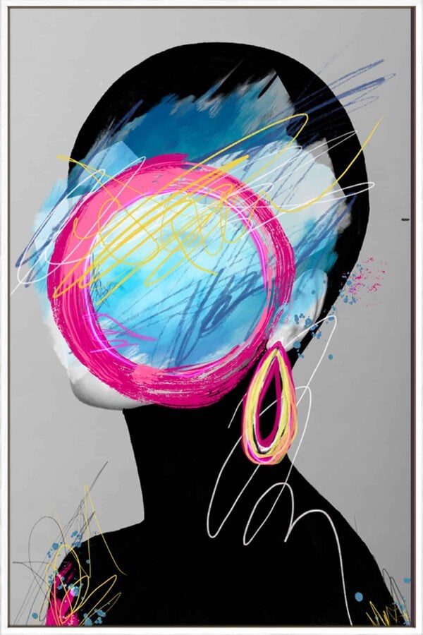 Adel - Canvas Gallery White