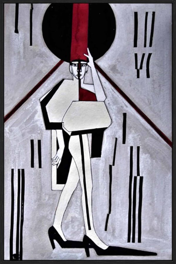 Avantgarde I - Canvas Gallery Black