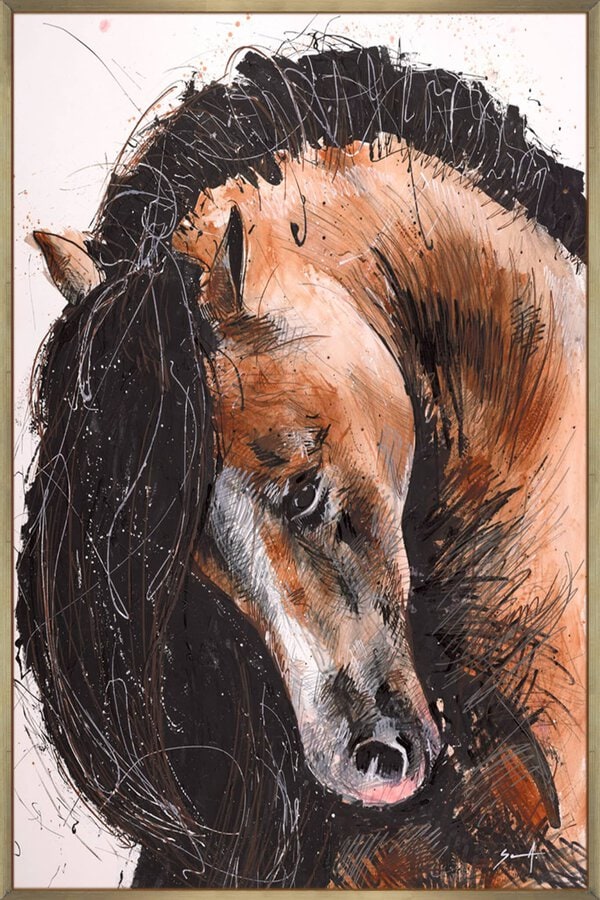 Majestic pose - Canvas Gallery Champagne