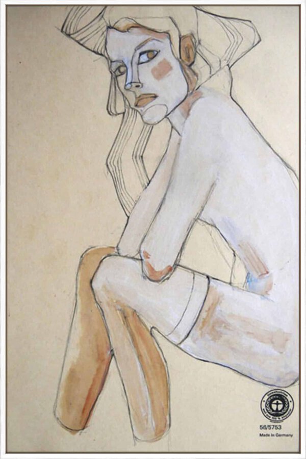 Under my Skin - Canvas Gallery White