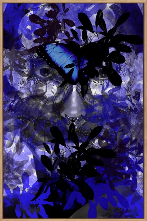Zoe Blue - Canvas Gallery Natural