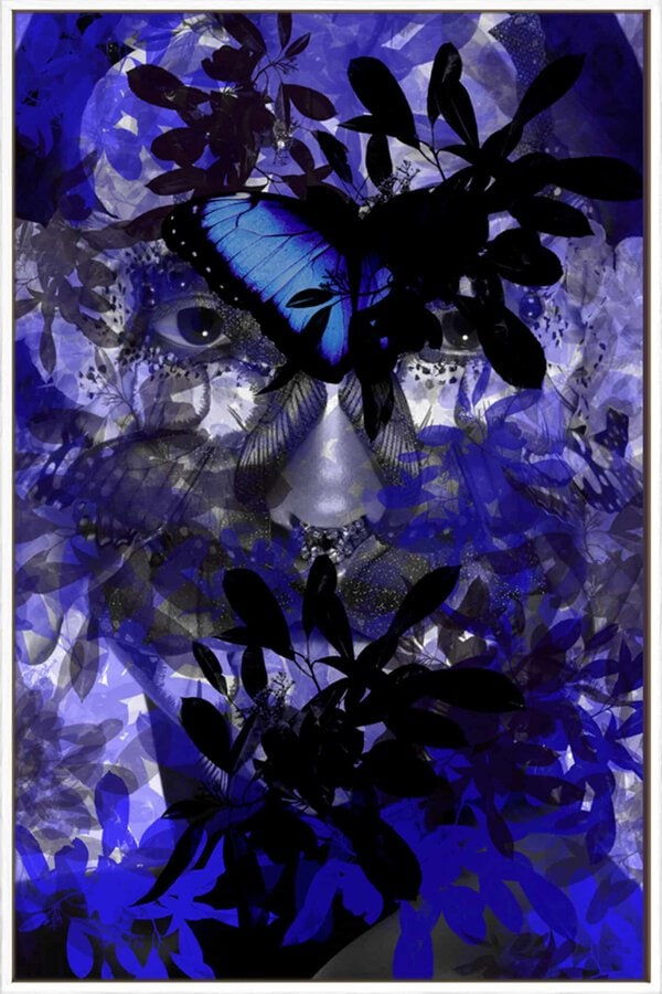 Zoe Blue - Canvas Gallery White