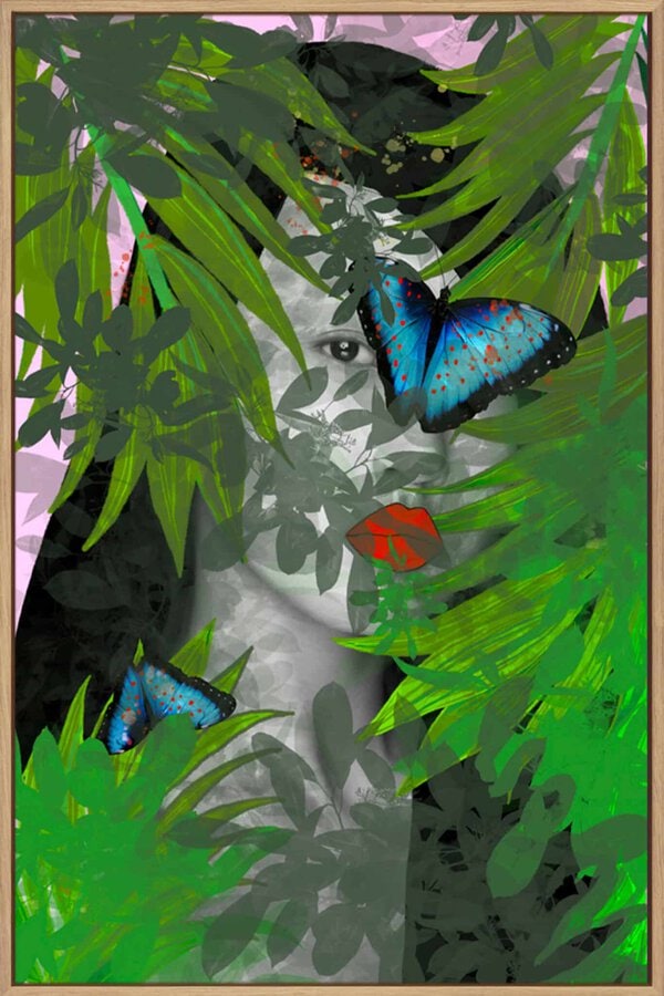 Zoe Butterfly - Canvas Gallery Natural