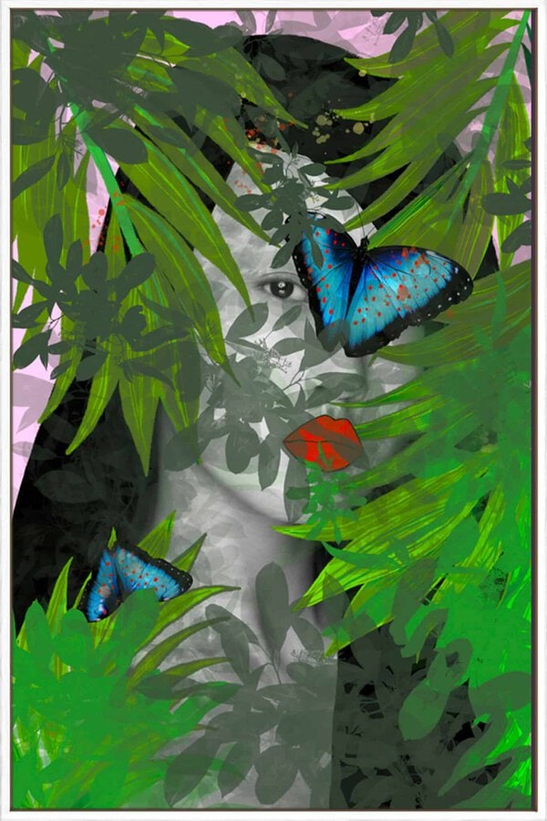 Zoe Butterfly - Canvas Gallery White