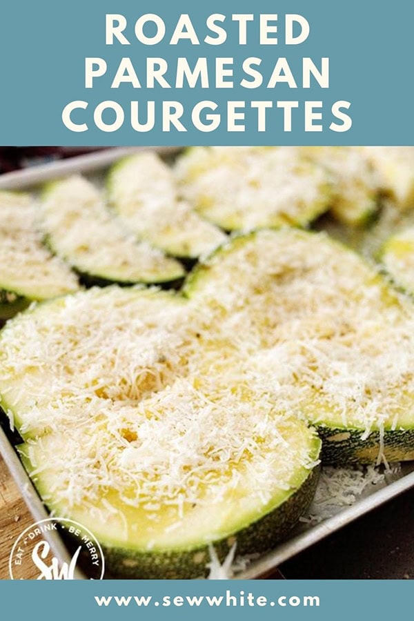 roaste parmesan courgettes