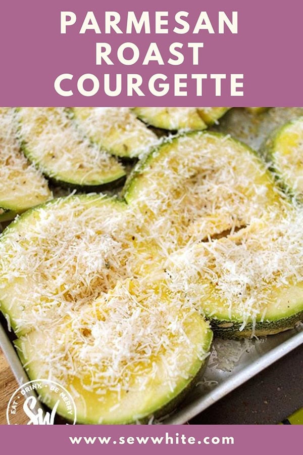 Parmesan roast courgette