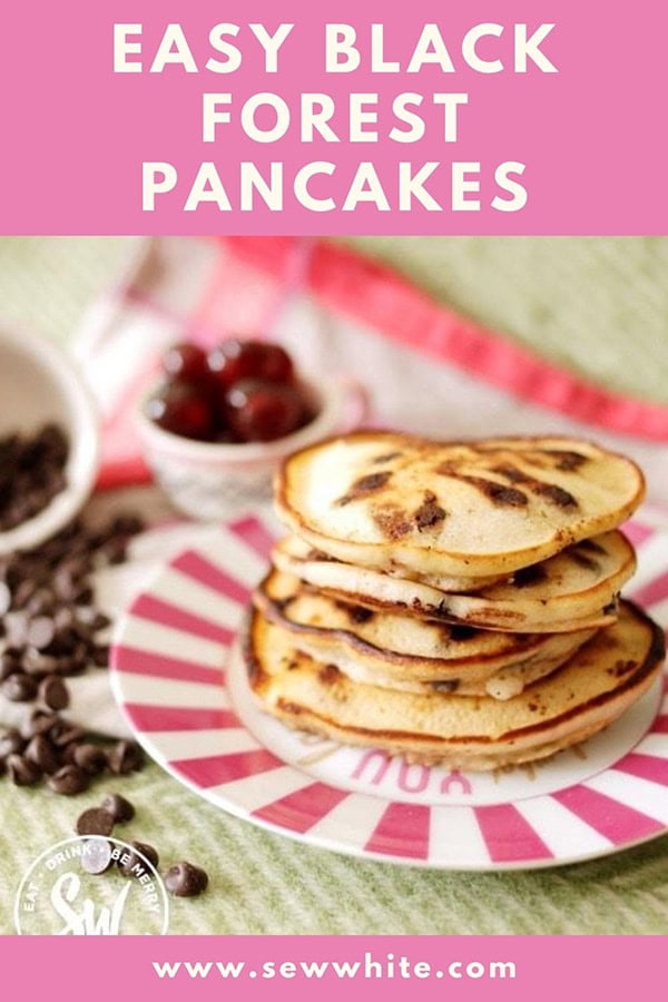 Easy black forest pancakes