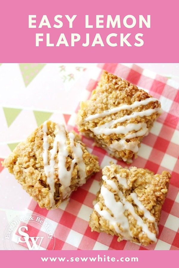 easy lemon flapjacks