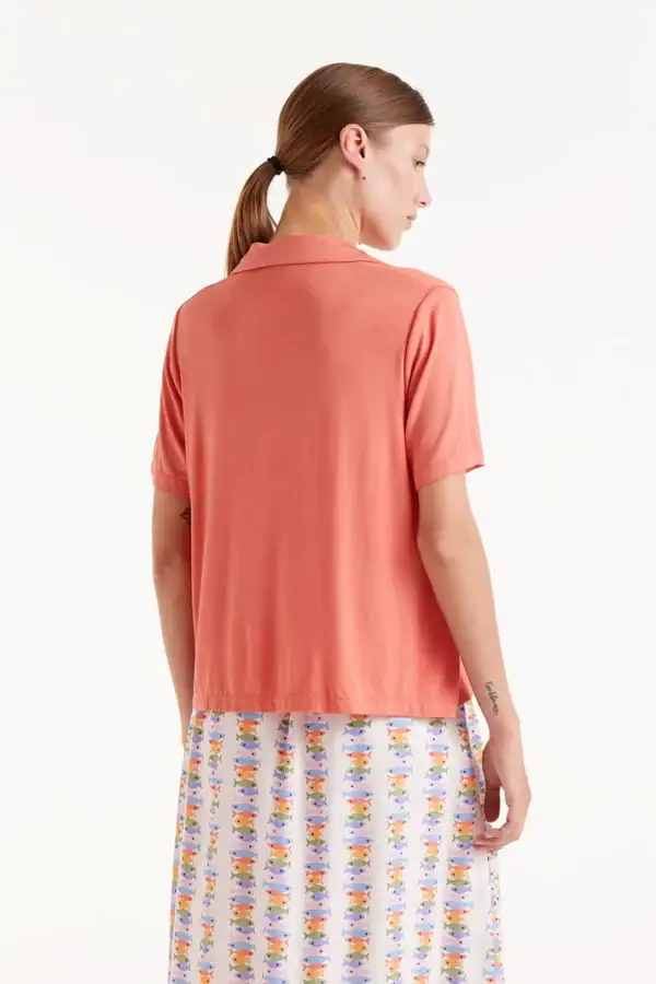 Camisa Bambú Naranja Compañía Fantástica 3