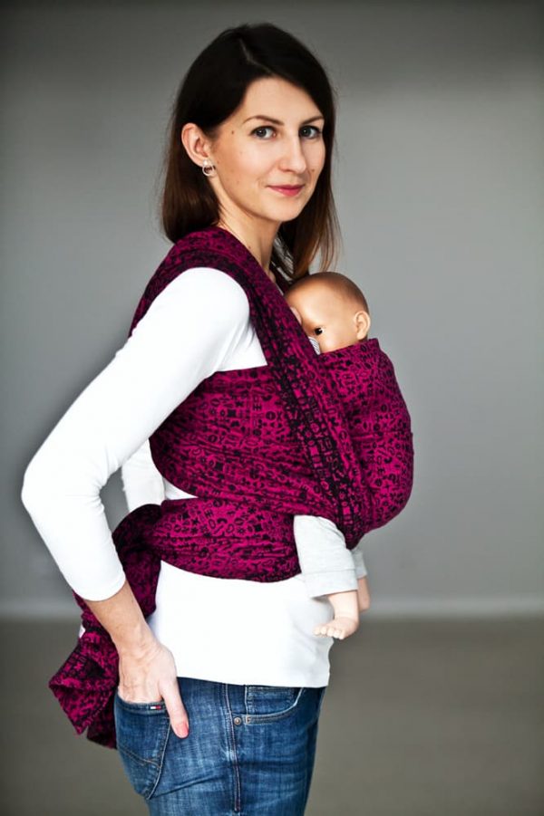 wiązanie kieszonka - chusta tkana do noszenia dzieci | 24hugs