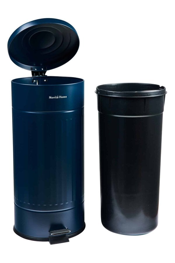 Cubo de basura con pedal "Daily" 30 L, azul marino - Imagen 2