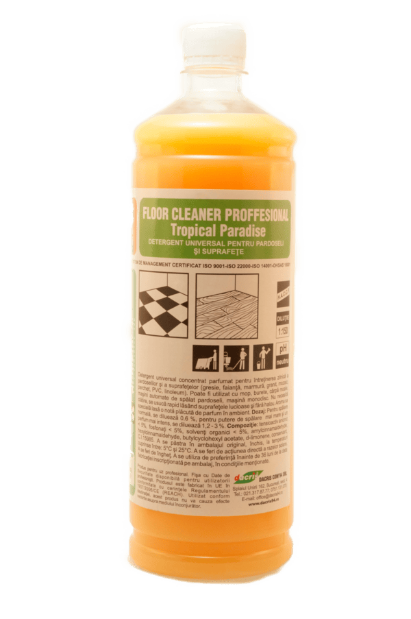 DETERGENT PARDOSEALA FLOOR CLEANER PROFESSIONAL TROPICAL PARADISE 1L PH-NEUTRU