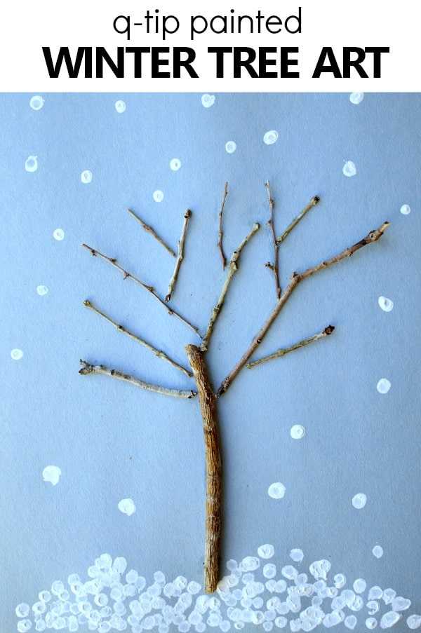 winter tree art