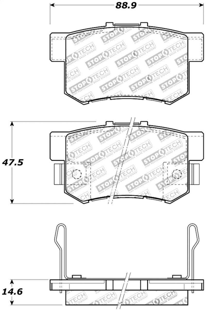 309.05360: ST Sport Brake Pads