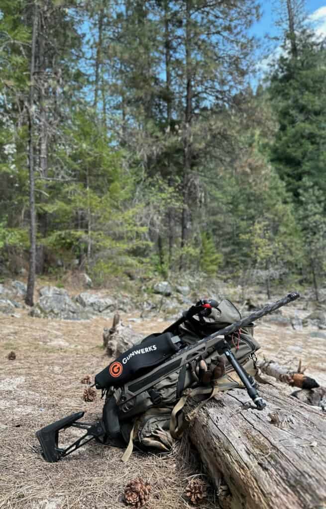 Gunwerks Endex, 7mm PRC, 20 Inches, No Scope, Directional Brake, 13.5LOP, No Data Package, Includes Hard Rolling Case - Image 6